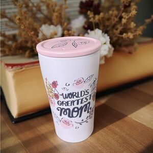 World's Greatest Mom Floral Tumbler